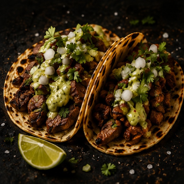 Carne asada tacos